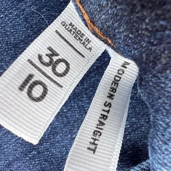 Loft Jeans Bundle Curvy Straight Modern Straight Raw Hem Cuffed size 10 / 30 - Picture 8 of 16